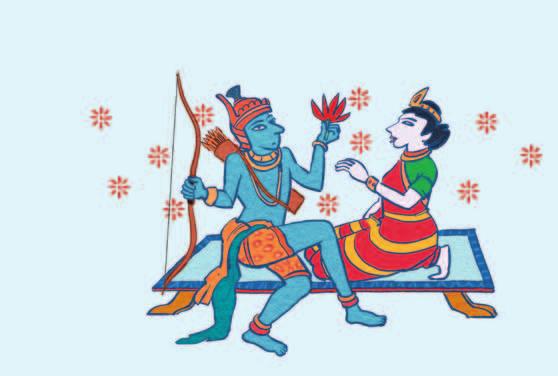 Angrepet på Lanka Ravanas yngre bror kom for å søke beskyttelse hos Rama, og Rama gjorde ham til konge over Lanka. Rama skyndte seg nå til Lanka med broren sin og apekattene.