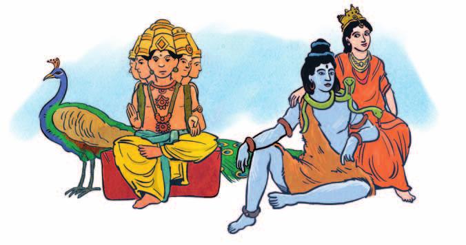 Guden Skanda er også kjent som Murugan, Kumara, Subrahmaniyam eller Kartikeyya. Hans verdier er ikke de samme som dine. Hva bryr jeg meg om at han er vanskapt og stinker.