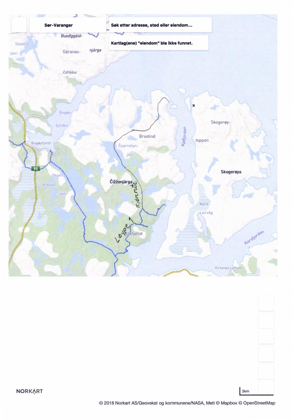 Ser-Varanger Sek etter adresse, sted eller eiendom... Gåranas- njårga Kartlag(ene) Nelendom" ble Ikke funnet.