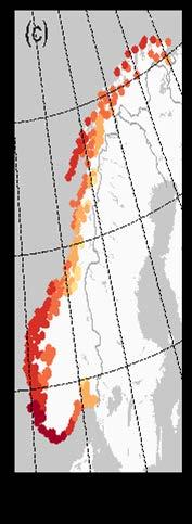 Havnivåstigning og stormflo Klimapåslag: 78 cm (Gamvik) 60 cm