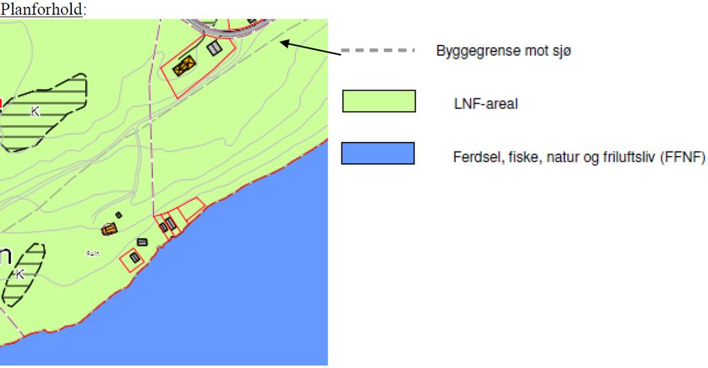 - Bygging av omsøkte naust vil ikke være til sjenanse eller hinder for fri ferdsel i strandsonen. Ei heller til skade for allmennhetens interesser, eller for landskaps- eller naturfaglige hensyn.