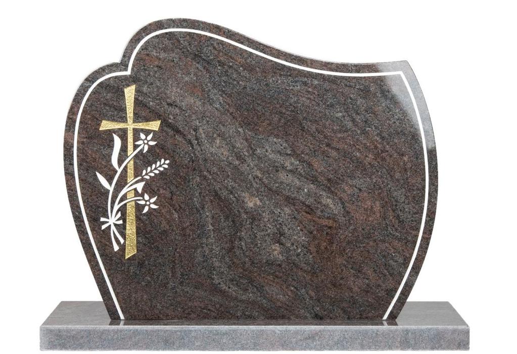 Modell 711 Paradiso granitt helpolert (Kan også leveres i andre steinsorter) Samlet viser gravminnene oss at kirkegården er vår alles møteplass mellom livet og døden.