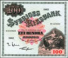 Fem ulike sedler fra 50 kr til 1000 kr (2001-2005).