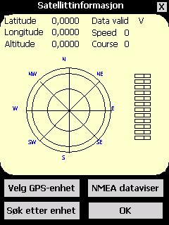 Håndbok i ELRAPP 69 8.2 Innstillinger Før bruk må GPS, Vegnett og Byggherre konfigureres. 8.2.1 GPS Steg 1.