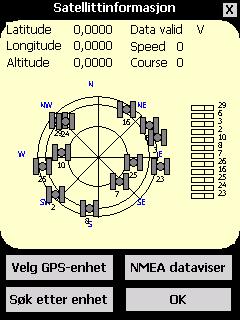 Håndbok i ELRAPP 70 GPS konfigurering er ferdig, trykk OK for å gå tilbake til menyen.