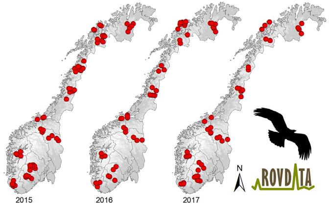 I alt 18 territorier som utgjør omkring 1-15% av