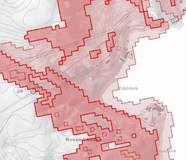 11 Skred Store deler av planområdet er berørt av teoretisk beregnede aktsomhetsområdet for forskjellige skredtyper.