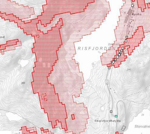 15 6.12 Strandsone Innen 100 meters beltet langs sjøen skal det jfr. statlig planretningslinje bare tillates tiltak etter en konkret vurdering ut fra lokale forhold.