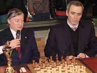 Da hadde Karpov vunnet tre partier mens hele 40 partier hadde sluttet med remis.
