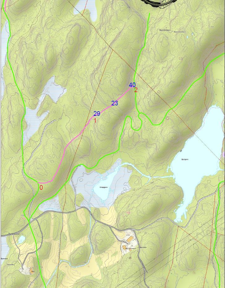 7. Omlegging ved Bjørnebo I etterkant av høringsrunden kom det forslag om en omlegging ved Bjørnebo.