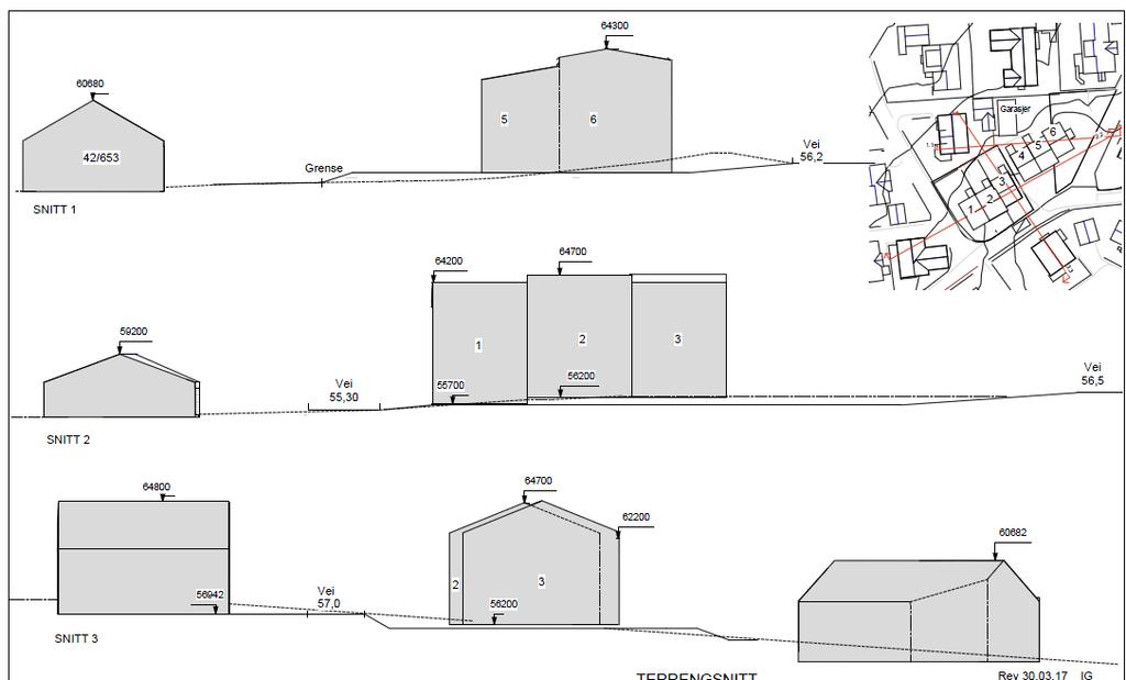 Boligprosjektet Byggutforming Reguleringsplanen legger opp til pulttak eller saltak, med en gesimshøyde på 6 meter og mønehøyde på 8 m for pulttak og 8,5 m for saltak.