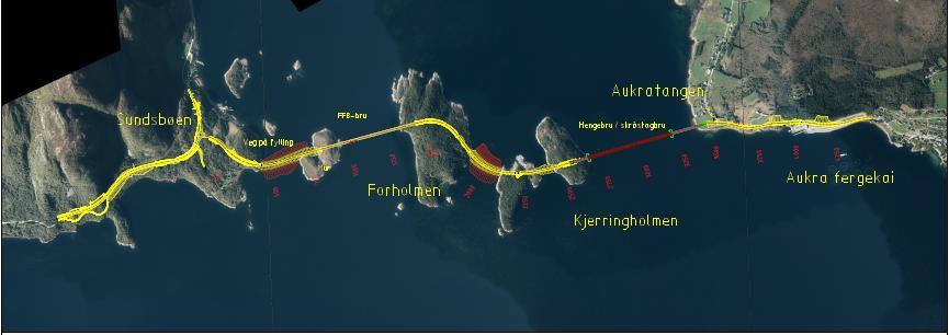 Norconsult er bedt om å vurdere bølgebelastningen mot de delene av vegen som kommer i kontakt med sjøen, dvs