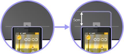 NB!: Før du tar i et NFC-kort, må du berøre et metallbord eller en jordet metallgjenstand. Hvis ikke kan kortet ødelegges av den statiske elektrisiteten fra kroppen din.