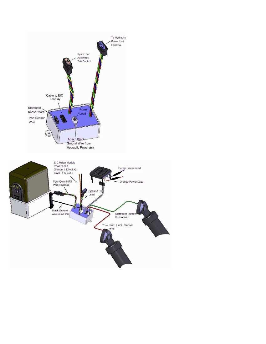 Steg 11 Trekk EIC kabelstokken fra displayet og til modulen. Plugg kabel stokken inn på baksiden av kontrollpanelet og til modulen. Steg 12 Den lilla ledningen med den integrerte 1.