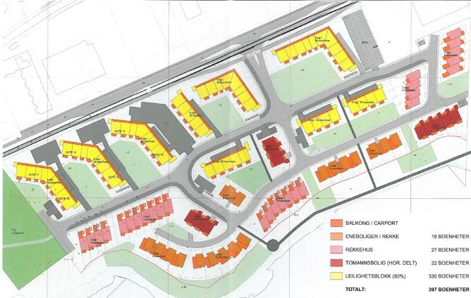 Saksopplysninger Bakgrunn Gjeldende reguleringsplan ble vedtatt av Bystyret den 18.06.2015, i sak PS 15/63.