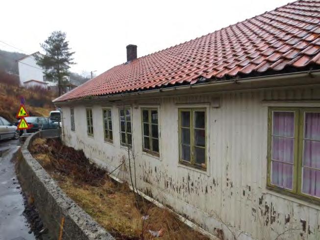 Bergen kommunale bygg Eidsvåg skole Brakke