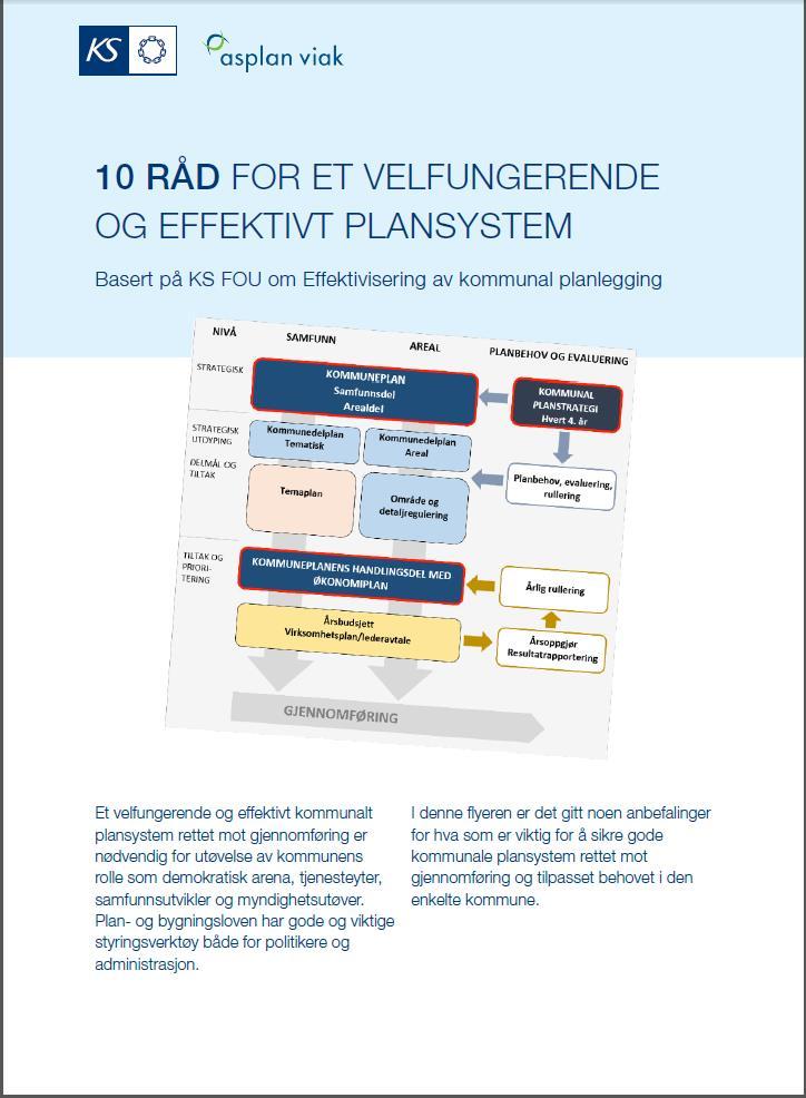 Plansystem som arbeider sammen med valgperiodene.