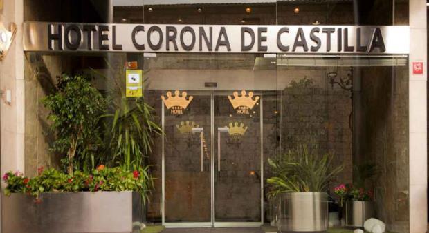 3 HOTELL DAG 1 OG 2: BURGOS: Hotel Corona de Castilla 4* Calle Madrid, 15, 09002 Burgos, Spain Et godt hotell som ligger ideelt til bare