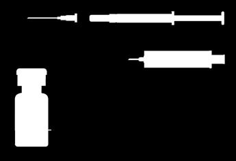 Sjekk at pakningen inneholder følgende elementer: 1. Tilberedningskanyle 2. Sprøyter med oppløsningsvæske (1 sprøyte for 600 IU / 2 sprøyter for 1200 IU) 3.