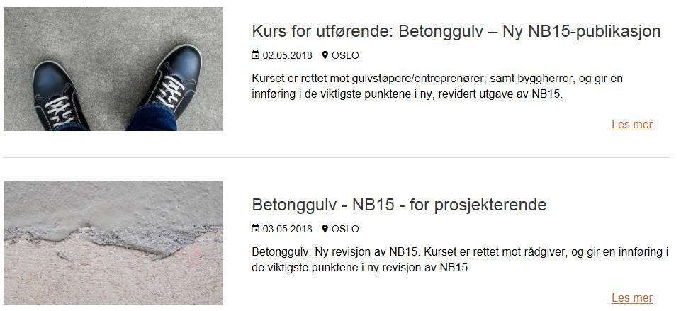 Det kommer flere lokale møter og kurs på