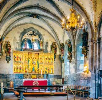 er et av byens eldste stående bygg. Kirken ble bygget på midten av 1100-tallet, og var fra slutten av middelalderen tyskernes kirke i Bergen.