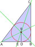 .5.5 Gitt en trekant ABC med sider a) Vis at trekant ABC er rettvinklet. 5 5 3 4 5 AB 3 cm, BC 4 cm og AC 5 cm. Pytagoras læresetning viser at dette er en rettvinklet trekant.