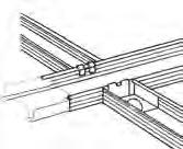 Bæreverket kan være av typen: Nedpendlet Frittbærende Fast/direktemontert Konstruksjonene kan ha flere formål: Forbedre lydisoleringen (se nedenfor samt avsnitt 4.1.
