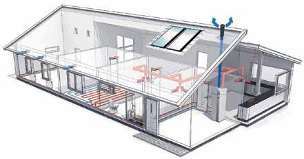 Avtrekksvarmepumper Oppvarming, varmt tappevann og ventilasjon Det er mange fordeler ved å installere en NIBE avtrekksvarmepumpe i bolig: Få et komplett system som gir oppvarming, varmt tappevann og