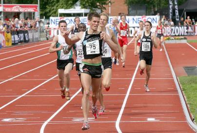 Norwegian Championships 2008 Trondheim, final1500m (17 år!) 1.
