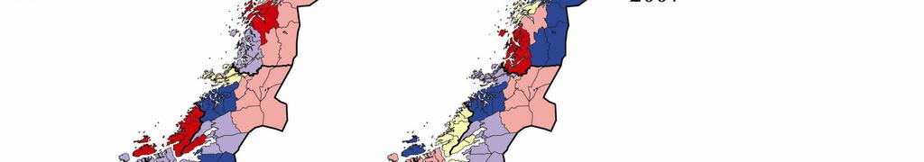 Midt-Telemark er i nest dårligste gruppe i de siste fem årene.