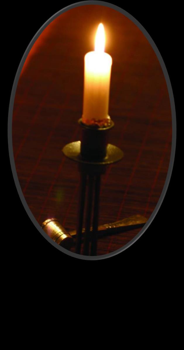 Bar eld: Levande lys Lysmansjetter lysestake i brennbart materiale ustødig i lysestake nær brennbart materiale, f.eks.