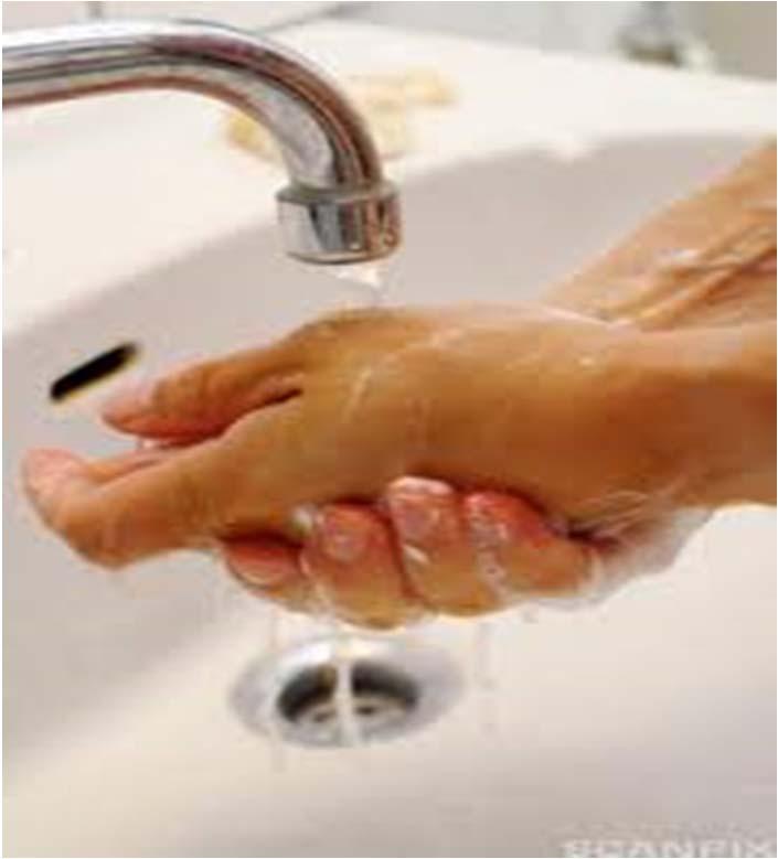 Håndvask med såpe og lunkent vann Utføres alltid når: Hendene er synlig tilsølte Direkte kontakt med kroppsvæsker eller eksponert for