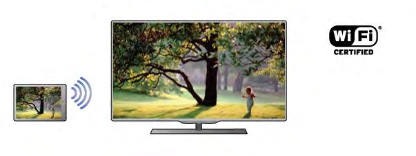 DivX VOD Denne TVen er DivX Certified og spiller av DivX VODvideoer (Video-On-Demand) av høy kvalitet.