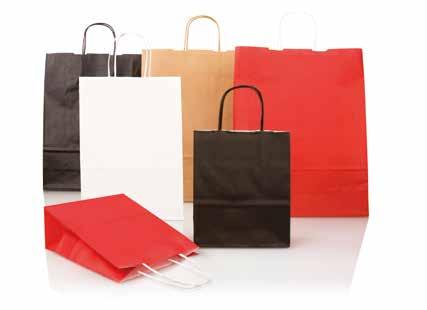 Bæreposer av papir med tvinnet håndtak En helt vanlig bærepose blir eksklusiv emballasje når den produseres hos Bong.