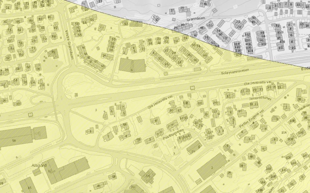 PETTER ENGENS VEI 7 For beregning av dag-, kveld- og nattnivå, L den, er det nødvendig med tidsfordeling av trafikken.