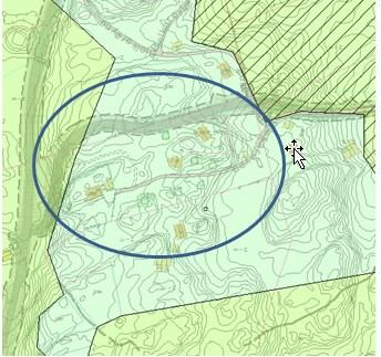 Planstatus: Området er sett av til LNF der spreidd bustadbygging er tillate, i gjeldande kommuneplan.