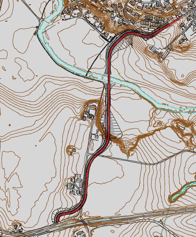 BESKRIVELSE ALTERNATIV Alle alternativ tar utgangspunkt i kobling mot Sørvegen, og er felles de første 200 m, fram til Storørvegen.