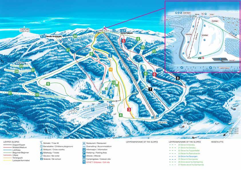 TINDE HYTTER Bygger varige verdier DAMTJEDNLIE ALPIN Aurdalsåsen, Valdres 3 Damtjednlie fakta høydemeter: 1050 moh kjøreavstand