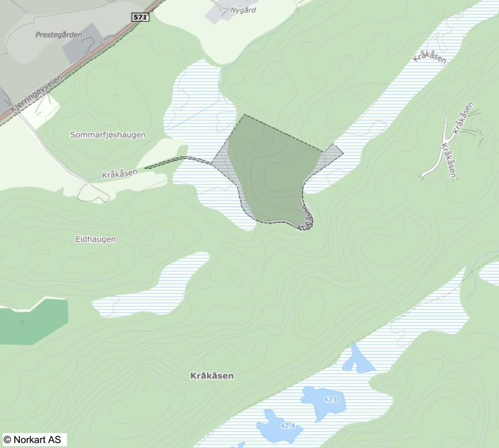 5. Beskrivelse av planområdet, eksisterende forhold Beliggenhet Planområdet er en del av Kjerringøy Gård, gnr 124, bnr 90.