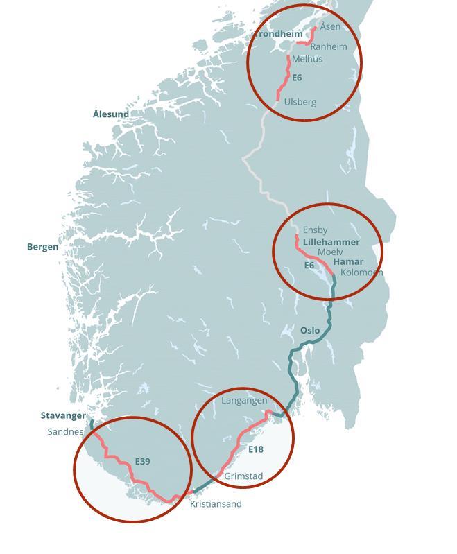 E6 Innlandet Område med omsetning på ~2 mrd.