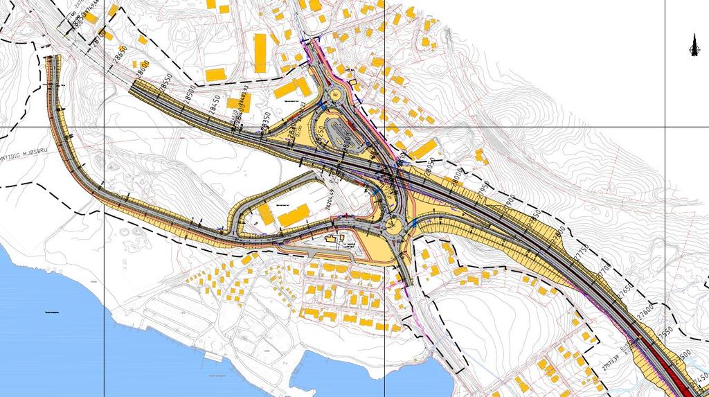 Ny totalentreprise ut i markedet høsten 2018 Kryss E6 Moelv - Regulering vedtatt 2017 - Prosjektering - Ca.