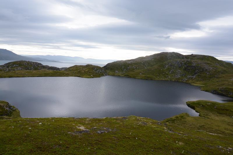 14-(21) KONSEKVENSUTREDNING NATURMILJØ dette vannet til Akkarfjord, og tilhører derfor dette bekkefeltet. Økologisk tilstand er satt til Svært god, mens kjemisk tilstand er udefinert.