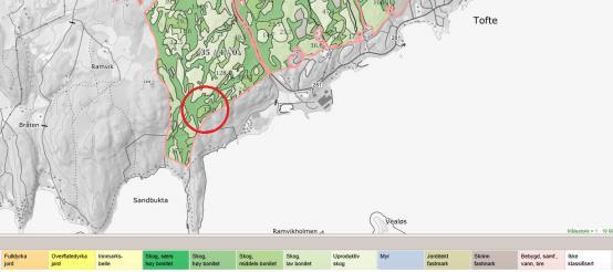 2.6 Miljøtema: Forurensning/klima Området ligger langt fra etablert el- og VA-nett, ca 1 mil. Det er ikke registrert / fare for forurenset grunn i området.