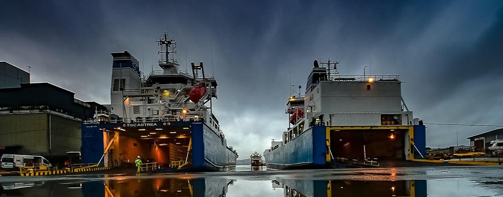 Norsk nærskipsfart - Rederier som frakter gods og passasjerer i Norge og Europa, innenriks og utenriks - Sjøtransporten står for ¾ av all godstransport i Norge - Viktig for norsk