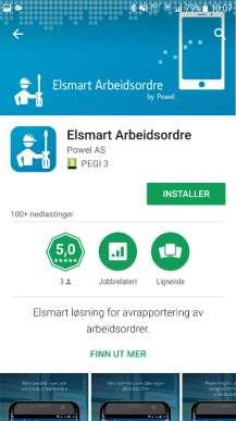 Elsmart Arbeidsordre Applikasjon Elsmart Arbeidsordre er en applikasjon utviklet for å forenkle prosessen med å avrapportere arbeidsordrer for pre kvalifiserte installatører.