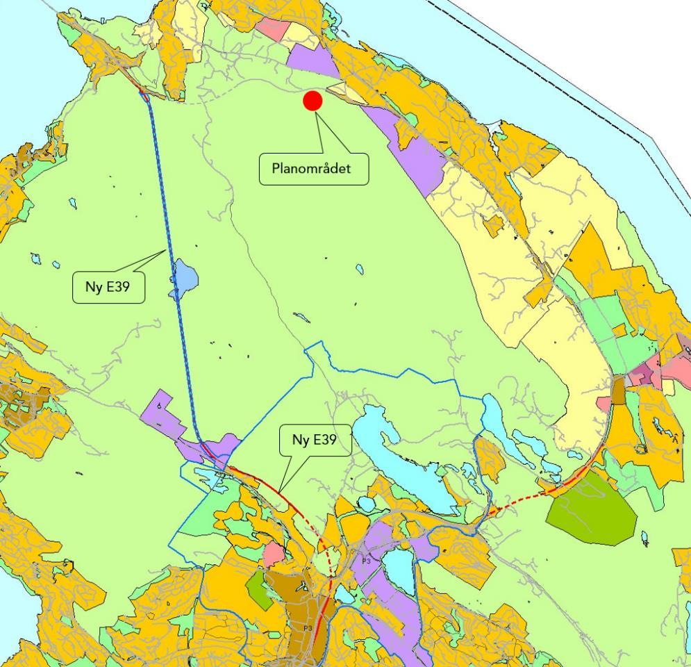 Infrastruktur Hovedveien til området er E39 Nordhordlandsvegen/Steinestøvegen.