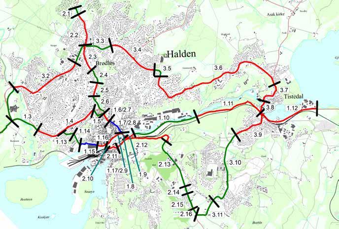 5 PRIORITERIG En prioritering av lenkene er viktig når det ikke er finansieringsgrunnlag til å realisere alle tiltakene samtidig. Følgende forhold er lagt til grunn i prioritert rekkefølge: 1.