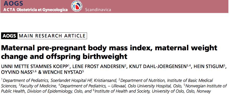 3) Normal vekt (BMI 18,5-24,9) 65,2% Overvektige (BMI 25-30) 22 % Fedme (BMI > 30) 9,5 % Undervektig (BMI