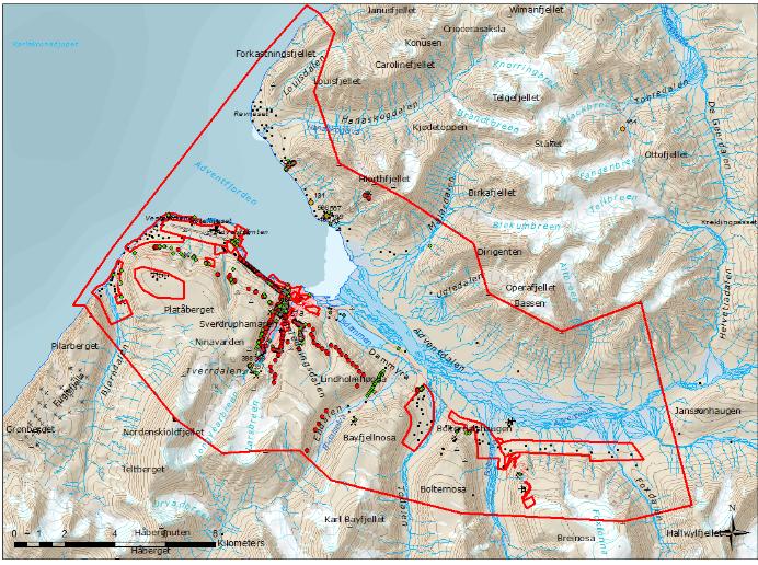 2018/364-2 Side 3 av 4 Bilde 1: Longyearbyen planområde Bilde 2: Tettstedet