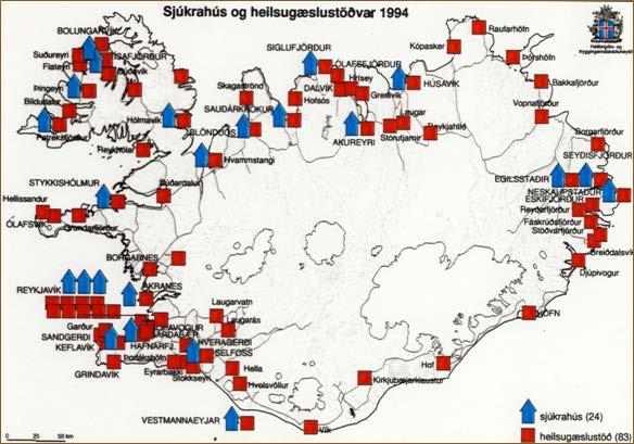 2 Sameining heilbrigðisstofnana Sameining heilbrigðisstofnana hefur átt sér stað um langt skeið, enda heimiluðu eldri lög um heilbrigðisþjónustu frá 1974, þó einkum breyting á lögunum sem var gerð